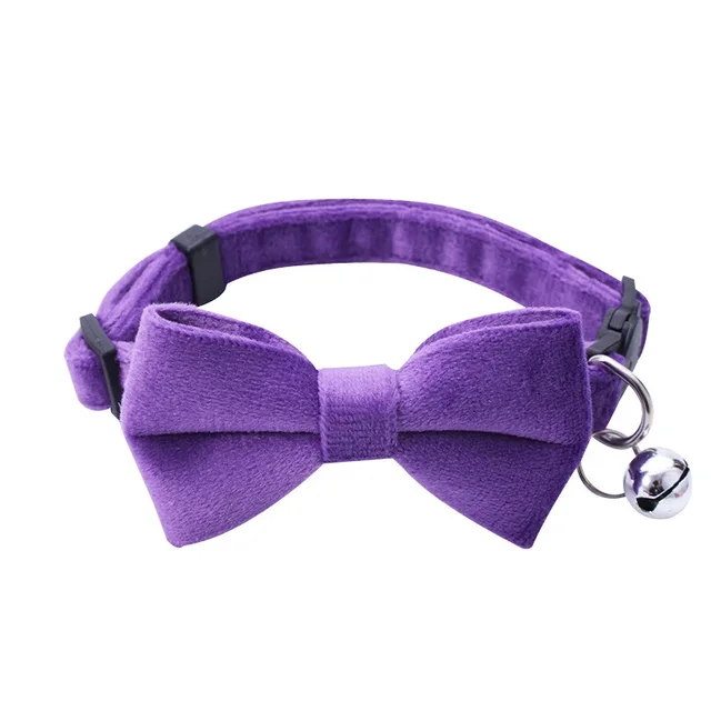 New Bowknot Pet Collar, Cat Collar, Safety Buckle, Cat Bell, Anti-suffocation Collar, Puppy Collar 5