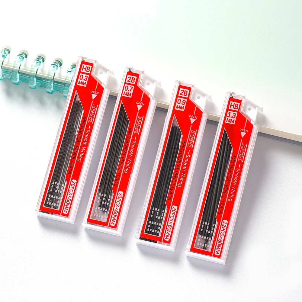 Pencil Leads for Students 0.3 0.5 0.7 0.9 1.3mm 2B/HB Automatic Pencil Leads Student Painting Sketching Writing  Stationery 2