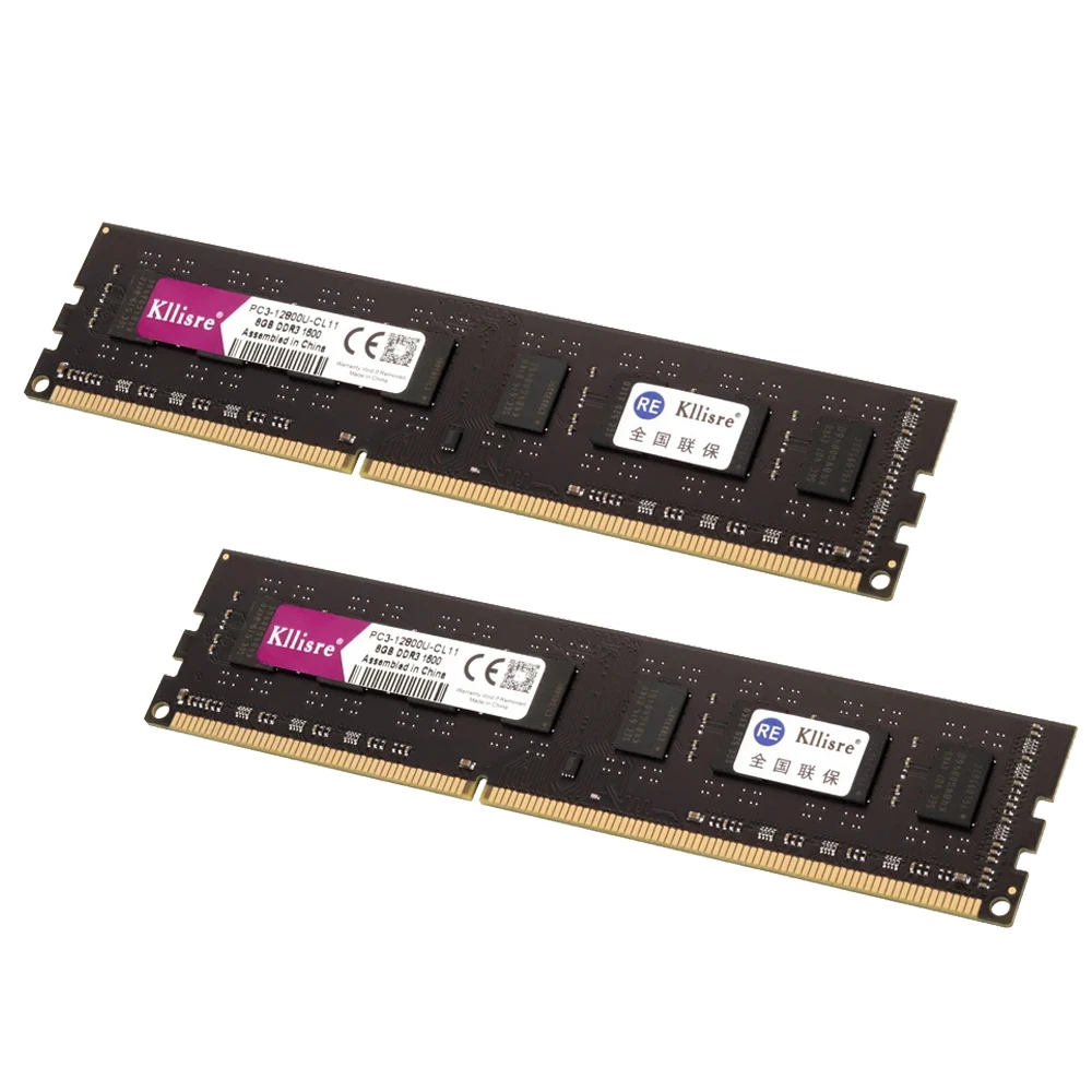Kllisre DDR3 8GB 1600MHz Desktop Ram Memory Desktop Ram Memory Desktop Memory