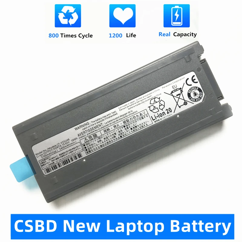 

CSBD новый телефон, 10,65 в, 58 Вт · ч, Аккумулятор для ноутбука Panasonic Toughbook, модель CF19 MK1/MK2/MK3/MK4/MK5/MK6/MK7