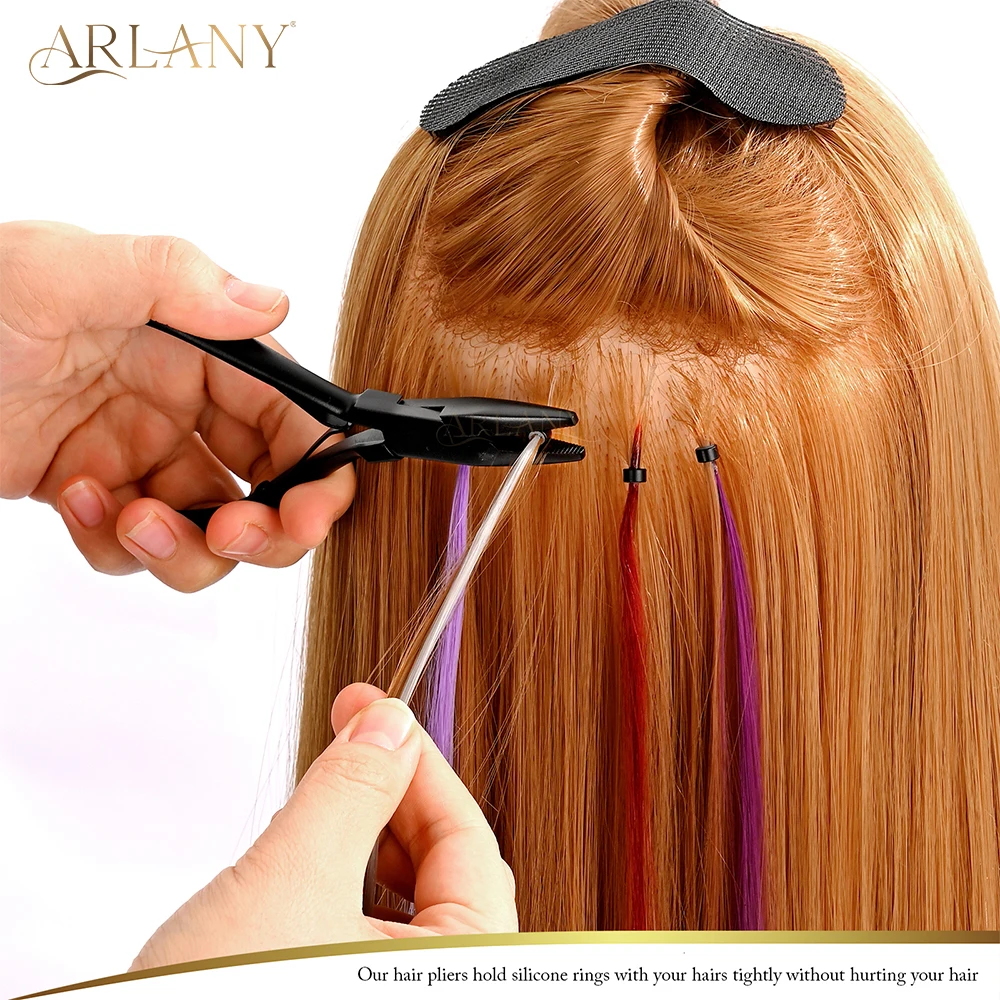 Hair Extension Pliers Kit Stainless Steel Microlink Pliers Hair Loop Tool Beads Opener Closer Hair Extensions Hair Styling