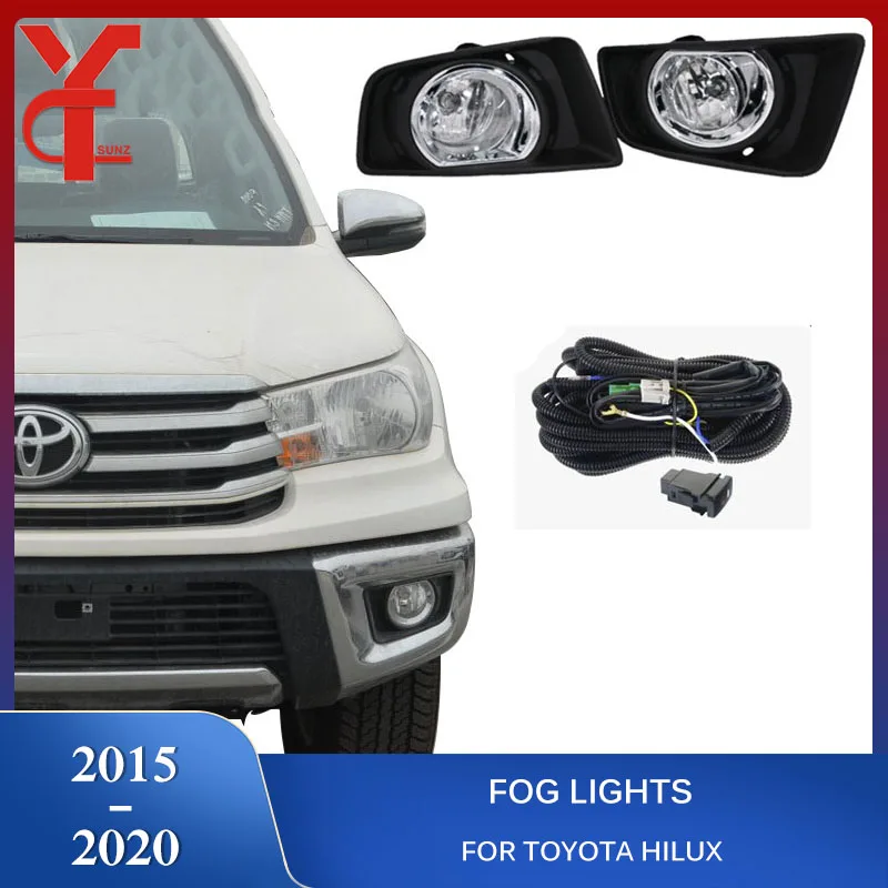 

Fog Lights Lamp With Wire Harness Bulb Switch Replacement Accessories For Toyota Hilux Revo 2015 2016 2017 2018 2019 2020