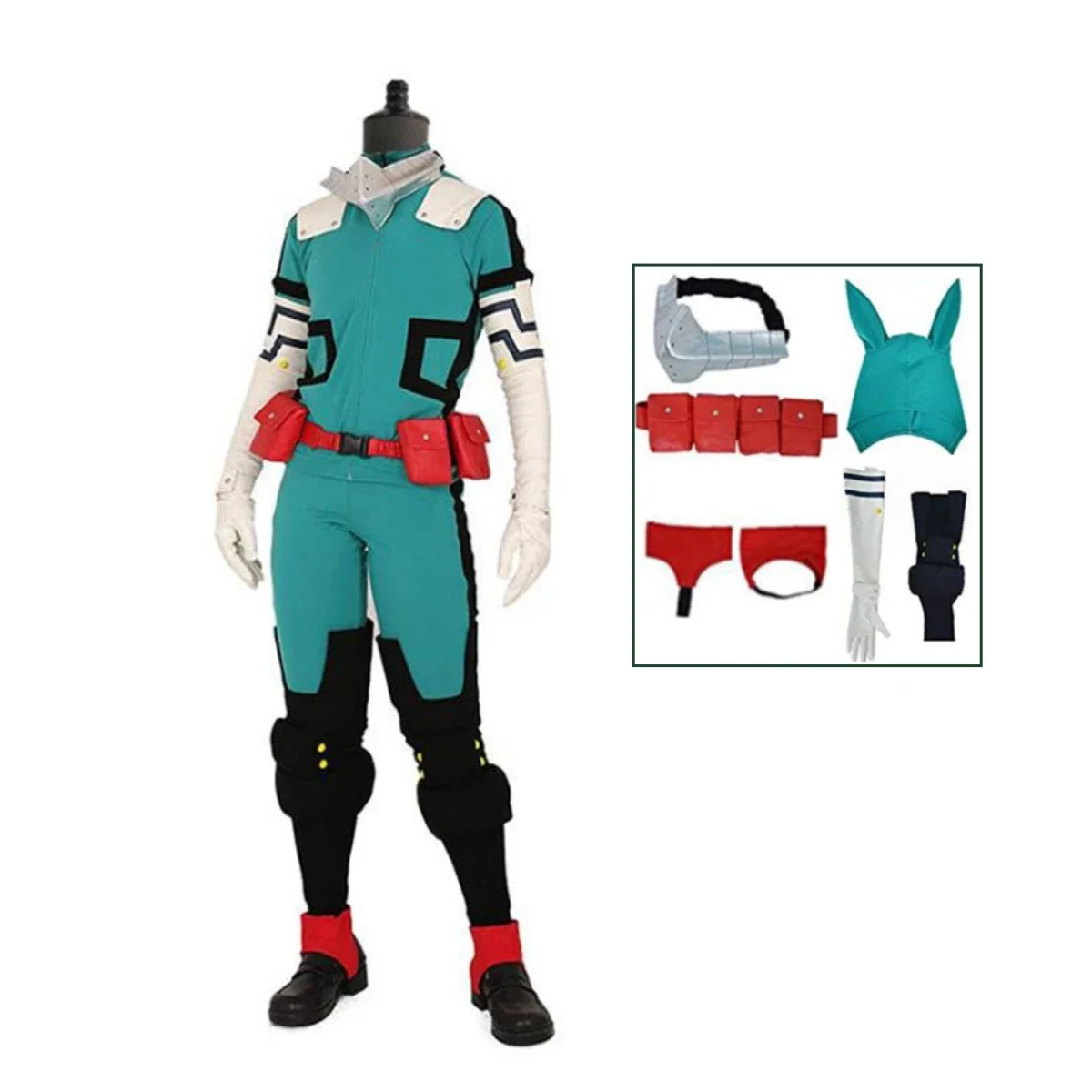ヒロアカ 緑谷出久 ハロウィン コスプレ衣装セット 僕のヒーローアカデミア ハロウィン 緑谷出久 コスプレ衣装
