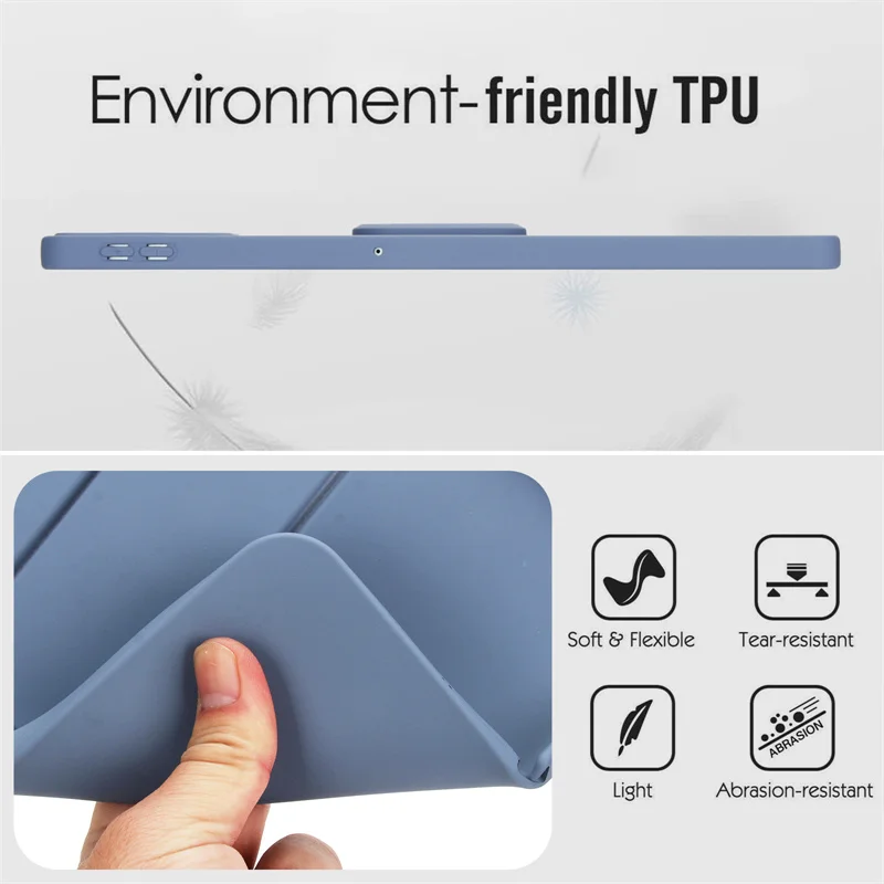 Universal 11-Inch Tablet Case with Airbag Silicone Soft TPU Stand Cover