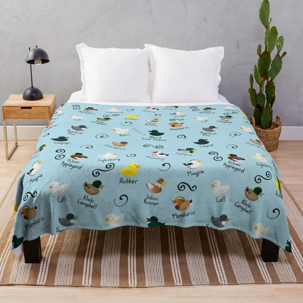 

Ducks Ducks Ducks Throw Blanket Blankets Sofas Of Decoration Sofa Blankets