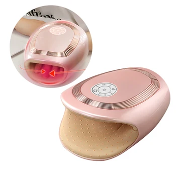 지능형 전기 핸드 마사지기, 레드 라이트 핫 압축 에어백 스퀴즈 핑거 팜 조인트 진동 마사지기