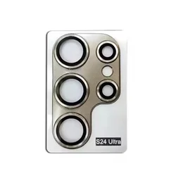 Premium Metal Camera Lens Protector for Samsung Galaxy Ultra Series - Full Coverage Protection Glass (Titanium Gray)