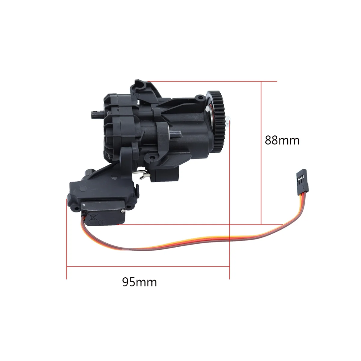 

2 Speed Transmission Gearbox with Internal Gears and Servo for 1/10 RC Crawler TRAXXAS TRX4 TRX6 Upgrade Parts
