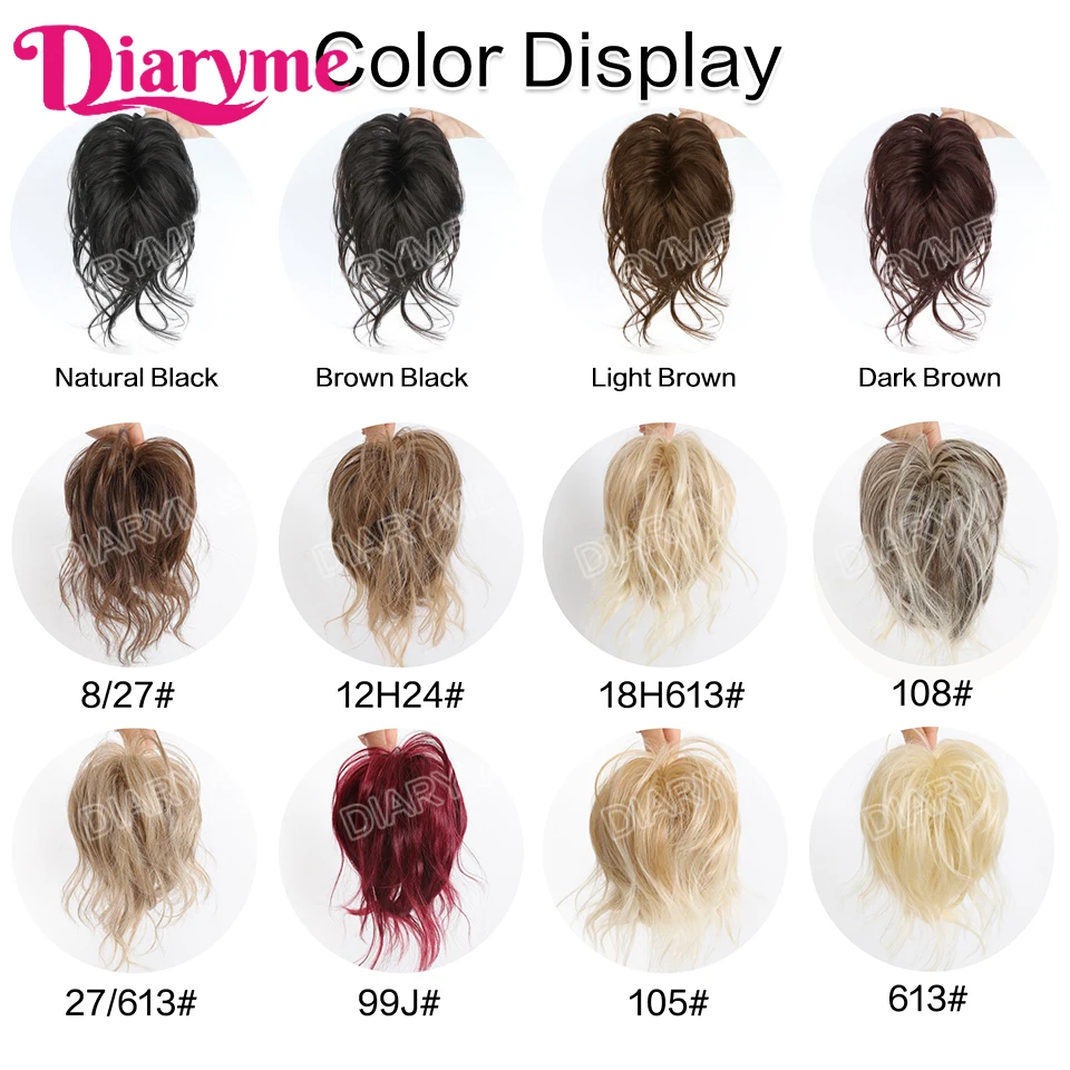 Messy Flully Wavy Bun Hair Piece Synthetic Claw Clip in Short Ponytail Extension For Women Claw Chignon Hair Extensions