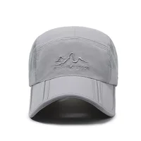Outdoor Hat Shade Cap Word Summer Rain Proof Waterproof Quick Drying Fold Fish Sun Block Baseball Travel Visor Women Men M615 2