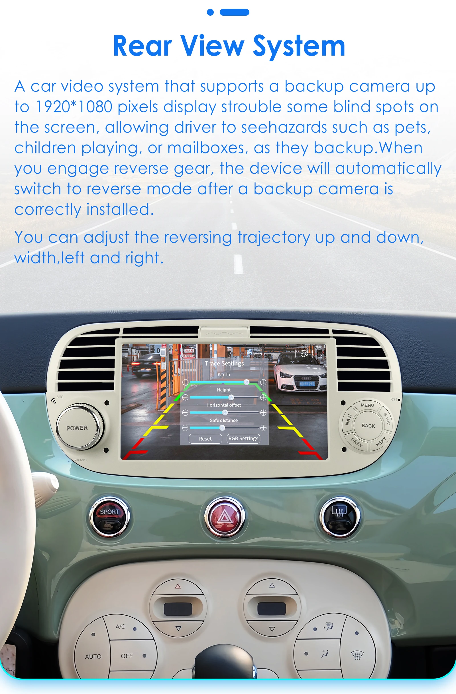 1Din Android 12 AI Stimme Carplay Android Auto Radio Für FIAT 500 Auto Multimedia GPS 4G autoradio RDS 4G-LET SWC KEINE DVD – Detail 37