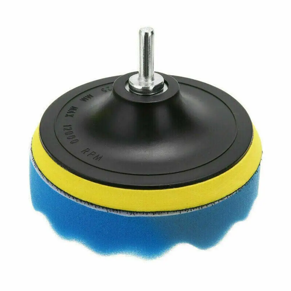 12ps Car Polishing Pads Drill Sponge Buffing Waxing Clean Buffer Pad for Drill Wheel Polisher Waxer Washing Car Gadget L2E2 car polishing pad car polisher car polish pad