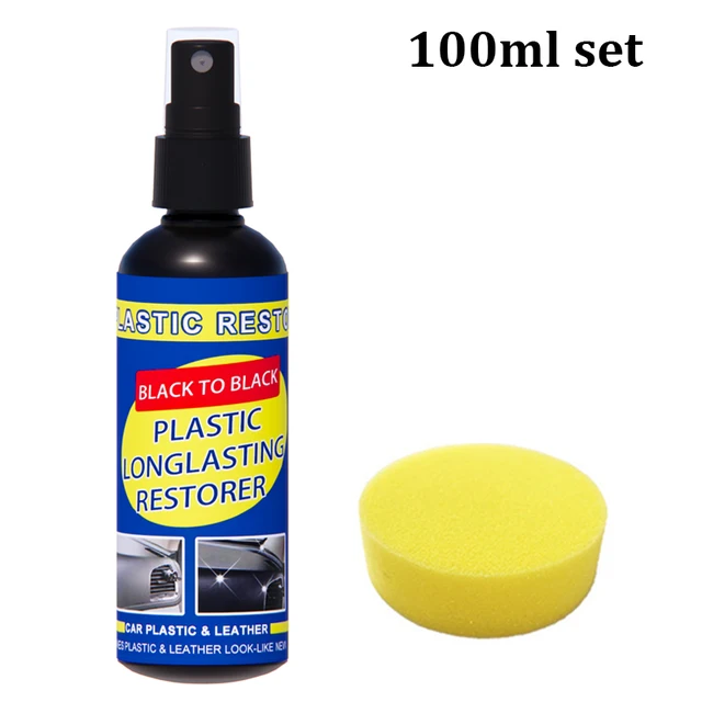 Car Plastic Restorer Coating Agent Auto Plastic Rubber Exterior Repair  Clean Refresh Restoration Agent Black Shine Seal Brighten - AliExpress