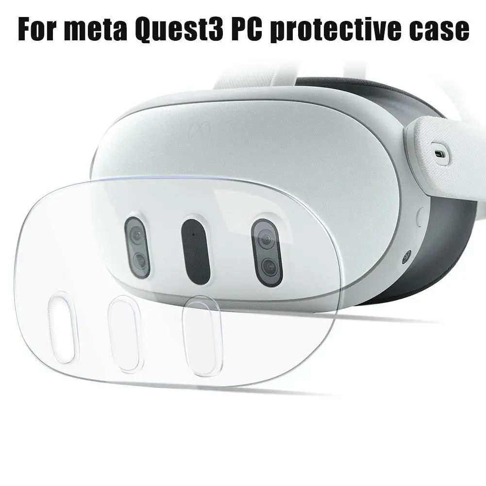 

Защитный чехол для шлема VR для Quest 3, прозрачные защитные чехлы, пыленепроницаемые для очков Oculus 3 VR, защита от царапин и пота She M0U1