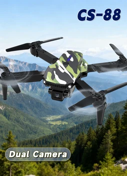 Camouflage Folding Remote-Controlled Drone-Beginner Friendly HD Camera 1