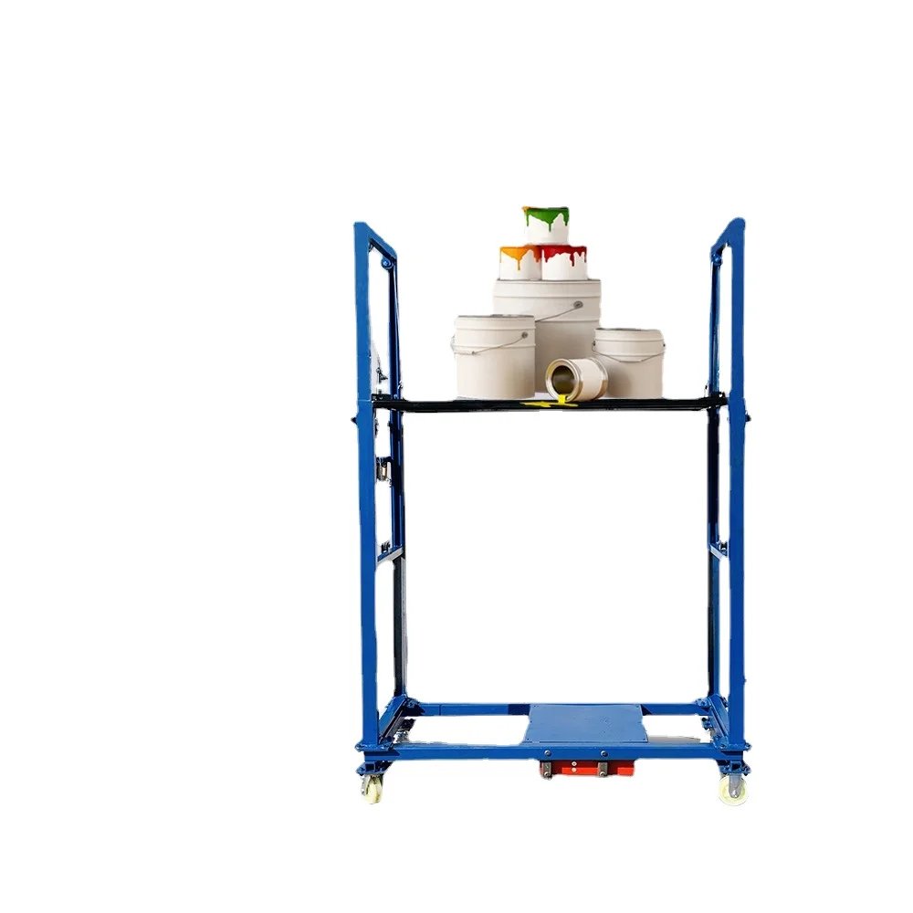 

Electric scaffolding remote control lifting mobile platform decoration construction site folding lift load capacity 500kg