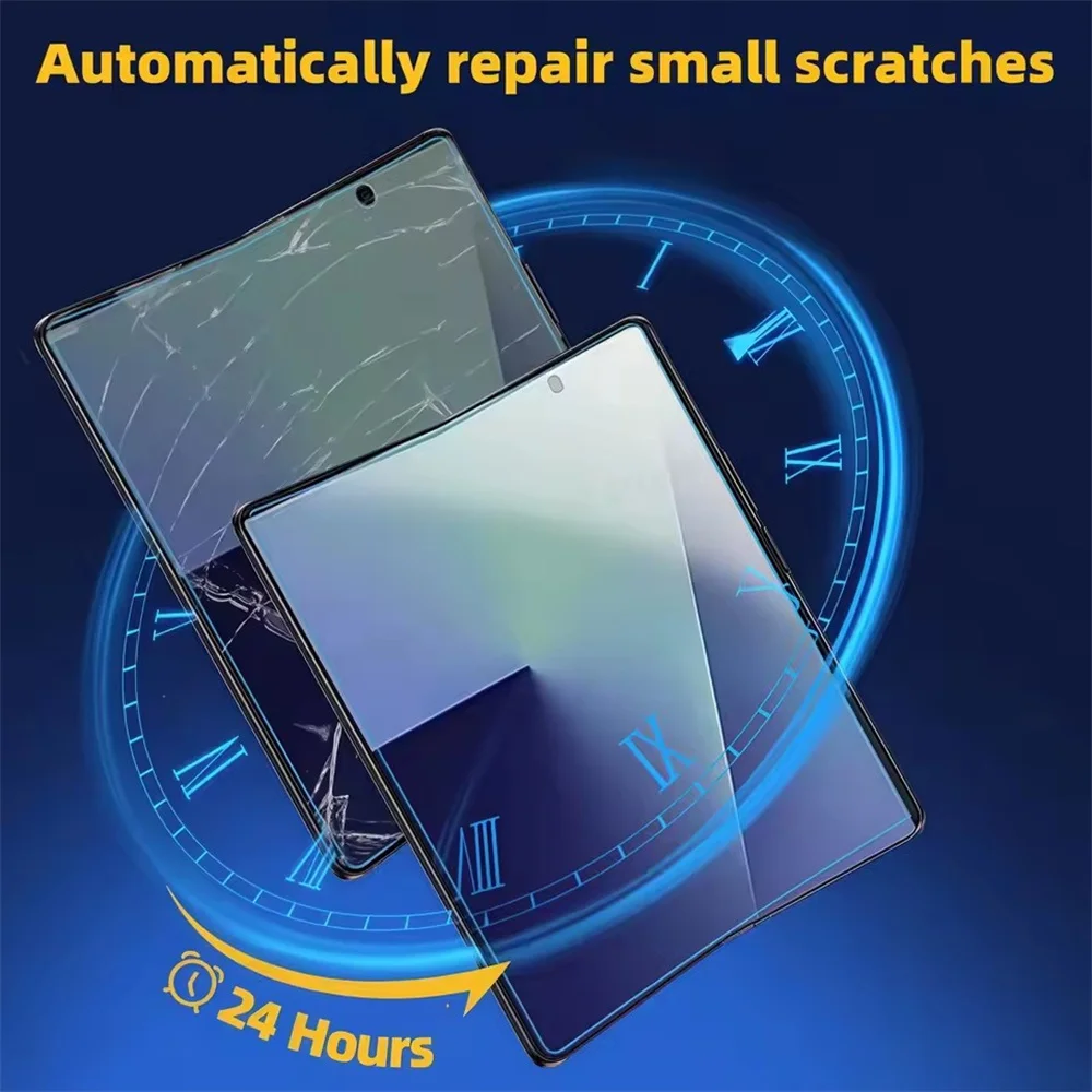 9-in-1 Flexible TPU Hydrogel Film Screen Protector - Front, Back, and Inner Coverage, Anti-Scratch Shield