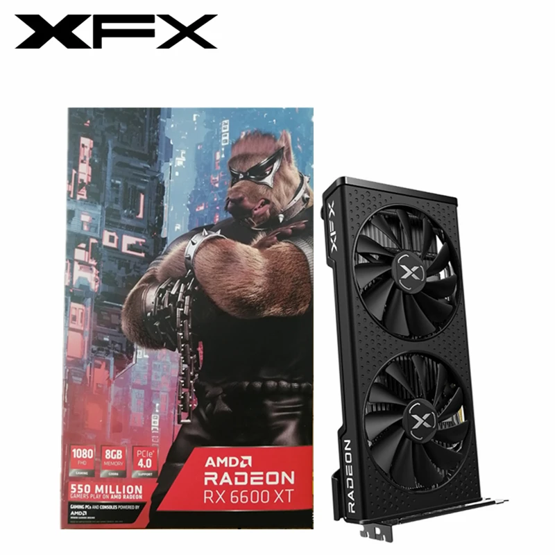 Graphics Card AMD RX 6800 XT XFX 6600 XT Computer Graphics RX6900XT 6700XT  5700XT Gaming Card RX580 3060 GPU Graphics Card - AliExpress