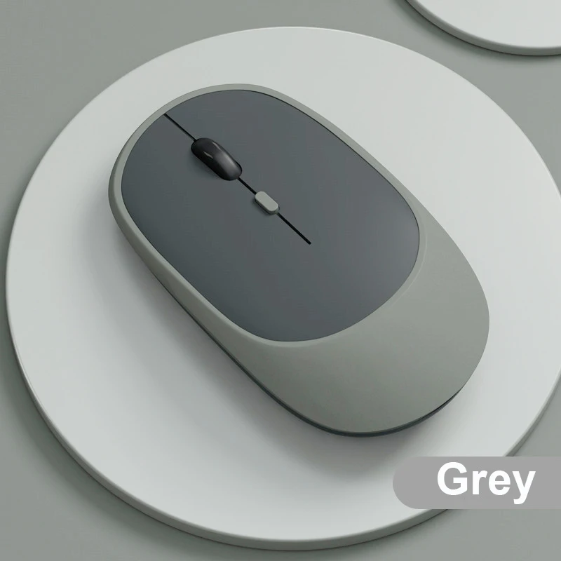 Ergonomic Wireless Silent Bluetooth Mouse with Rechargeable Battery and Adjustable DPI