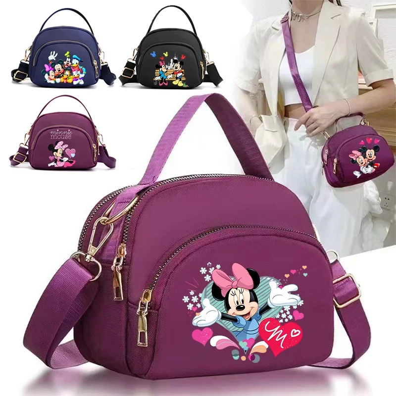 Disney Minnie Mouse Butterflies-Mini Bolso con Cadena Redondo, Lila main image 0