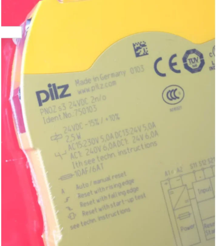 

Новый модуль безопасности PNOZ s3 24VDC 2 n/o Pilz 750103