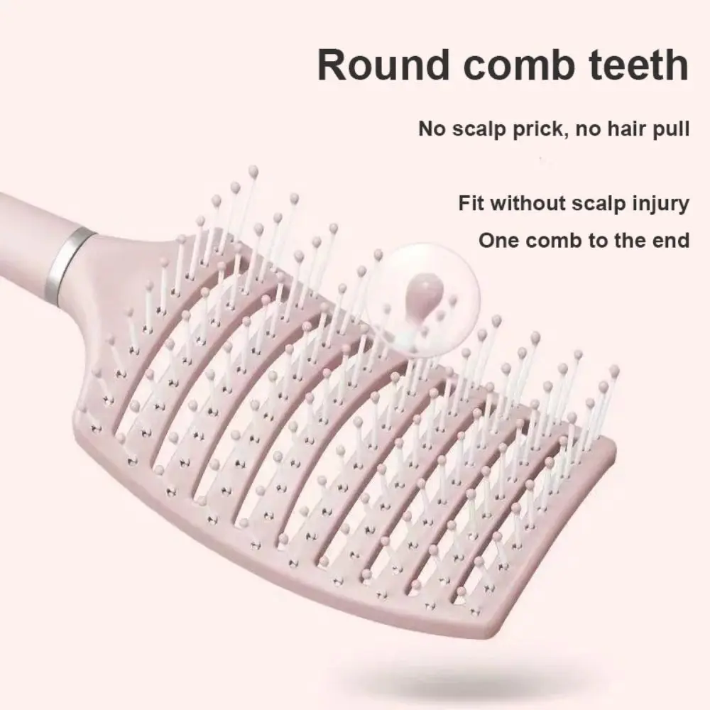 

Resistant Hair Styling Arc Structure For Curly Hair Long Hair Air Cushion Comb Scalp Massage Comb Hollow Comb