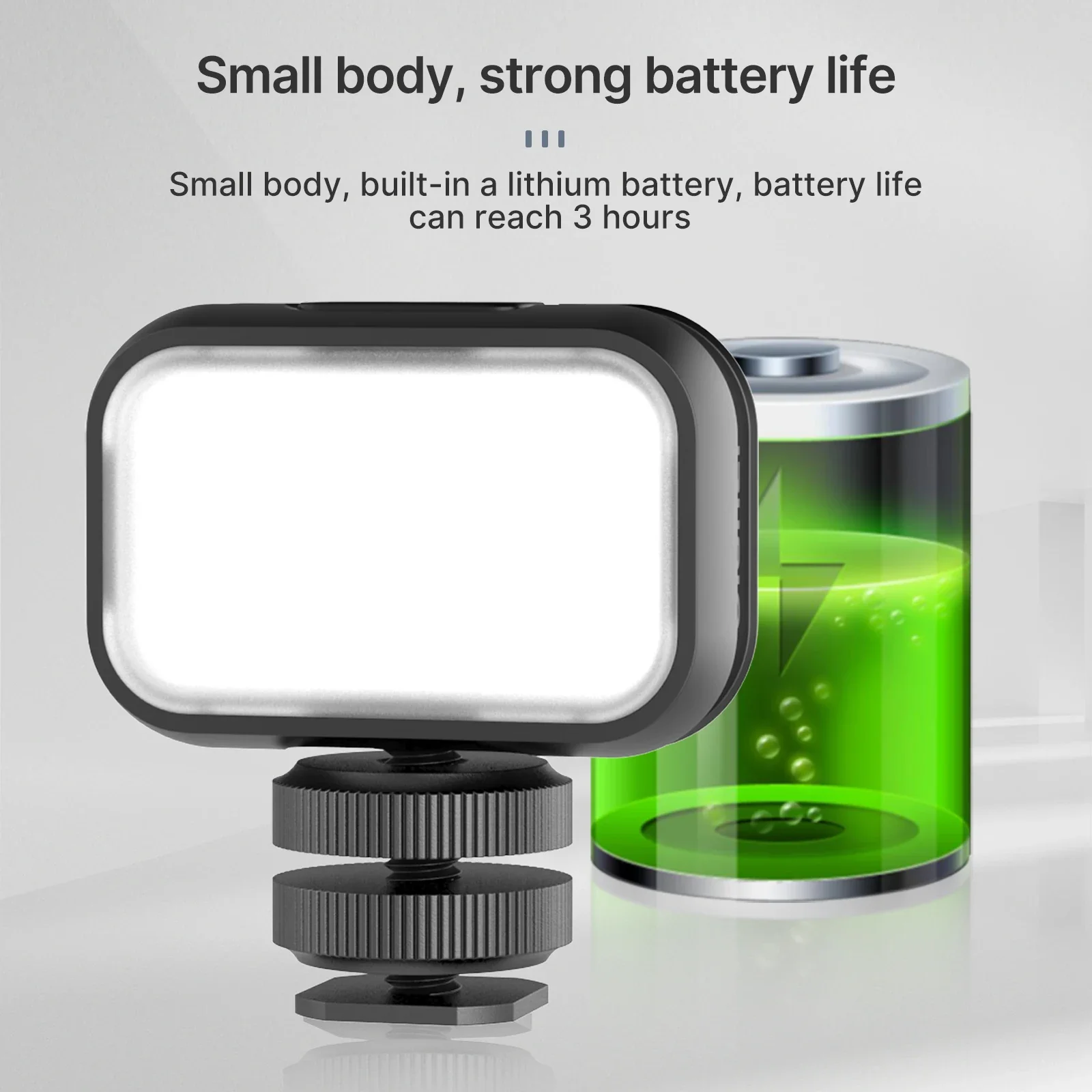 Ulanzi VL28 6500K Mini LED Video Light Rechargable GoPro Light Mod Camera Gopro 10 9 8 iPhone 13 12 Pro Max 11 X Xs led video light led fill light handheld led light led photography light
