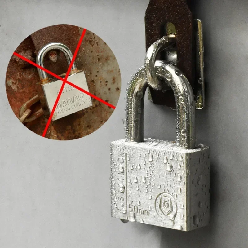 40 50 60mm Impermeabile Acciaio Pesante Sicurezza Per Esterni Serratura - Foto 4