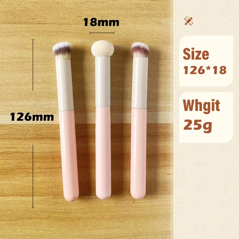1/3pcs 스폰지 메이크업 브러쉬 버섯 모양의 헤드 소프트 컨실러 브러쉬 드라이 웨트 이중 목적 다목적 컨투어 립 브러쉬 화장품