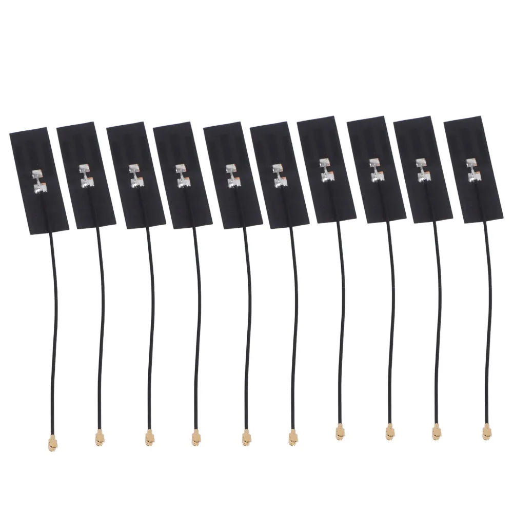 IPEX 조인트 용 20Pcs 2.4G/5.8G FPC 안테나 2 주파수 FPC 내장 안테나 고이득 FPC 유연한 안테나 무선 모듈