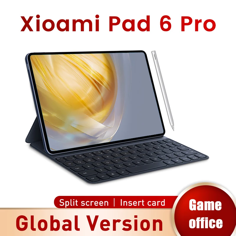 Tablette Android Pad 6 Pro, Version Globale, 12 Go + 2023 Go ...