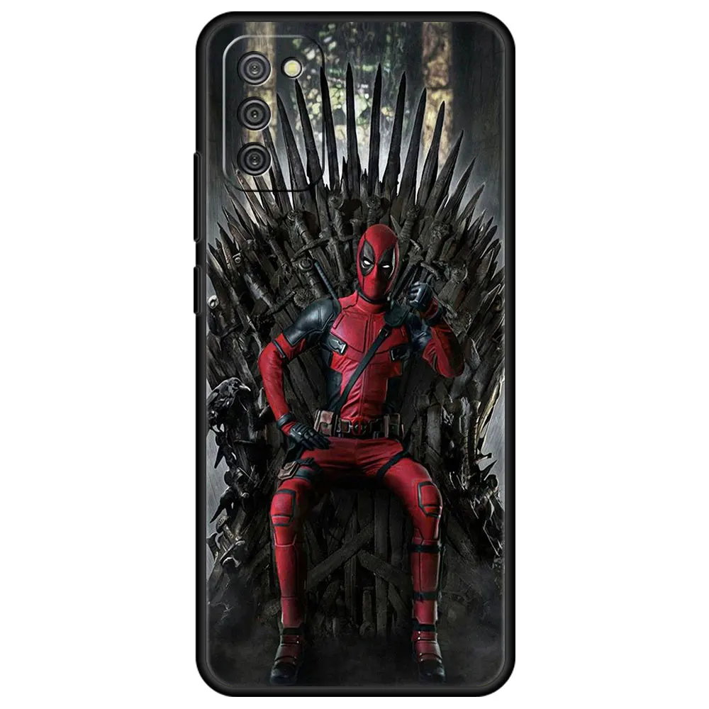 Case For Samsung A12 A52 A51 A71 A72 Funda Galaxy A11 A13 A02s A02 A22 A32 Coque A03 A13 A41 A21s A52s Cover Deadpool Samurai kawaii samsung cases