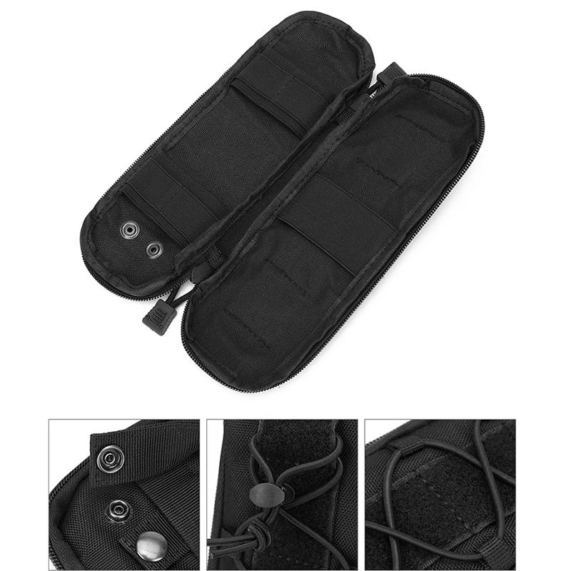Outdoor Pack Knife Sleeve Molle Pocket Cover Belt Backpack Tool Bag Mini Kit Survival 4