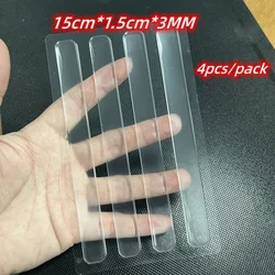 Clear Silicone Door Bumper and Wall Protection Pad (4pcs)