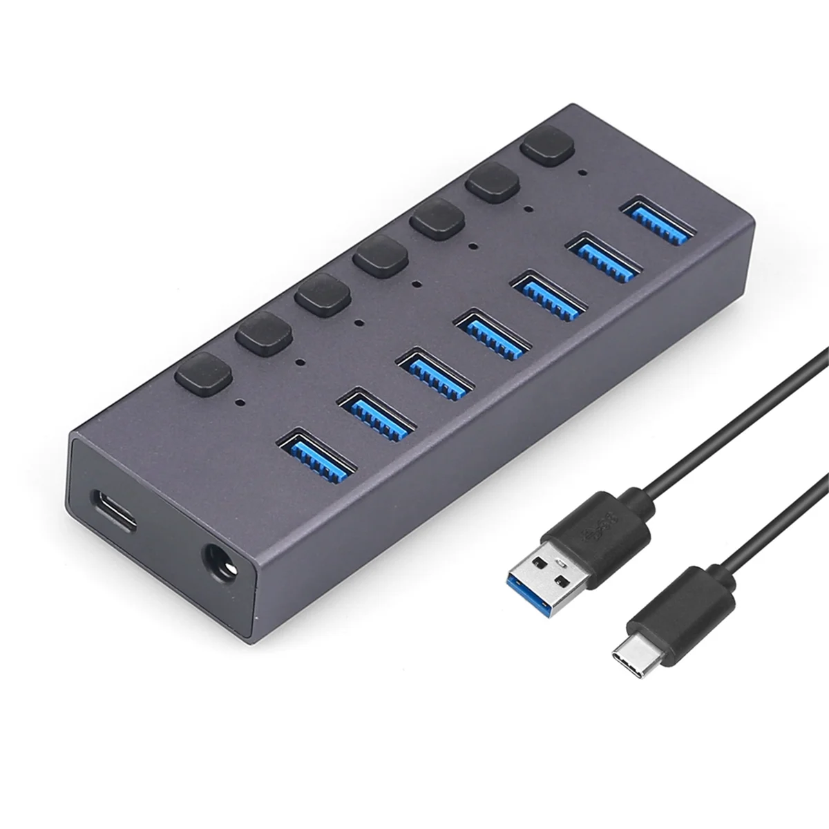 

USB3.0 разветвитель 7 портов зарядный многоинтерфейсный концентратор с