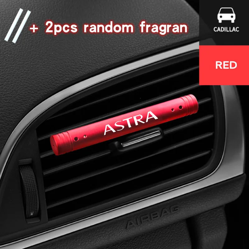 Car Air Outlet Perfume Aromatherapy Stick Solid Metal Aromatherapy Stick Car Air Conditioning Vent for opel Astra accessories