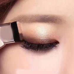 Two-color small box lazy eye shadow makeup matte eye shadow easy to carry eyeshadow tray professional women's cosmetics