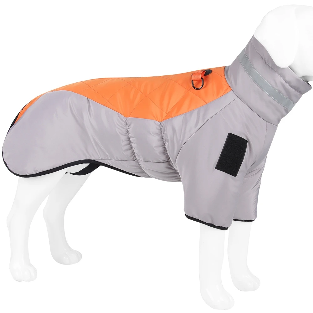 Winter Dog Jacket Pet Clothes Waterproof Warm Jacket for Dogs Windproof Reflective Dog Winter Clothes Padded Zipper Outfits pet jacket