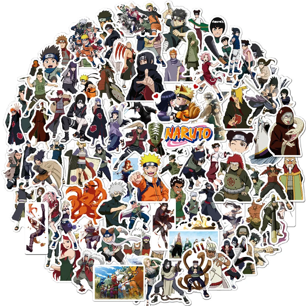 Laptop Stickers Sticker Naruto  Anime Stickers Naruto Shipuden -  10/50/100pcs Anime - Aliexpress