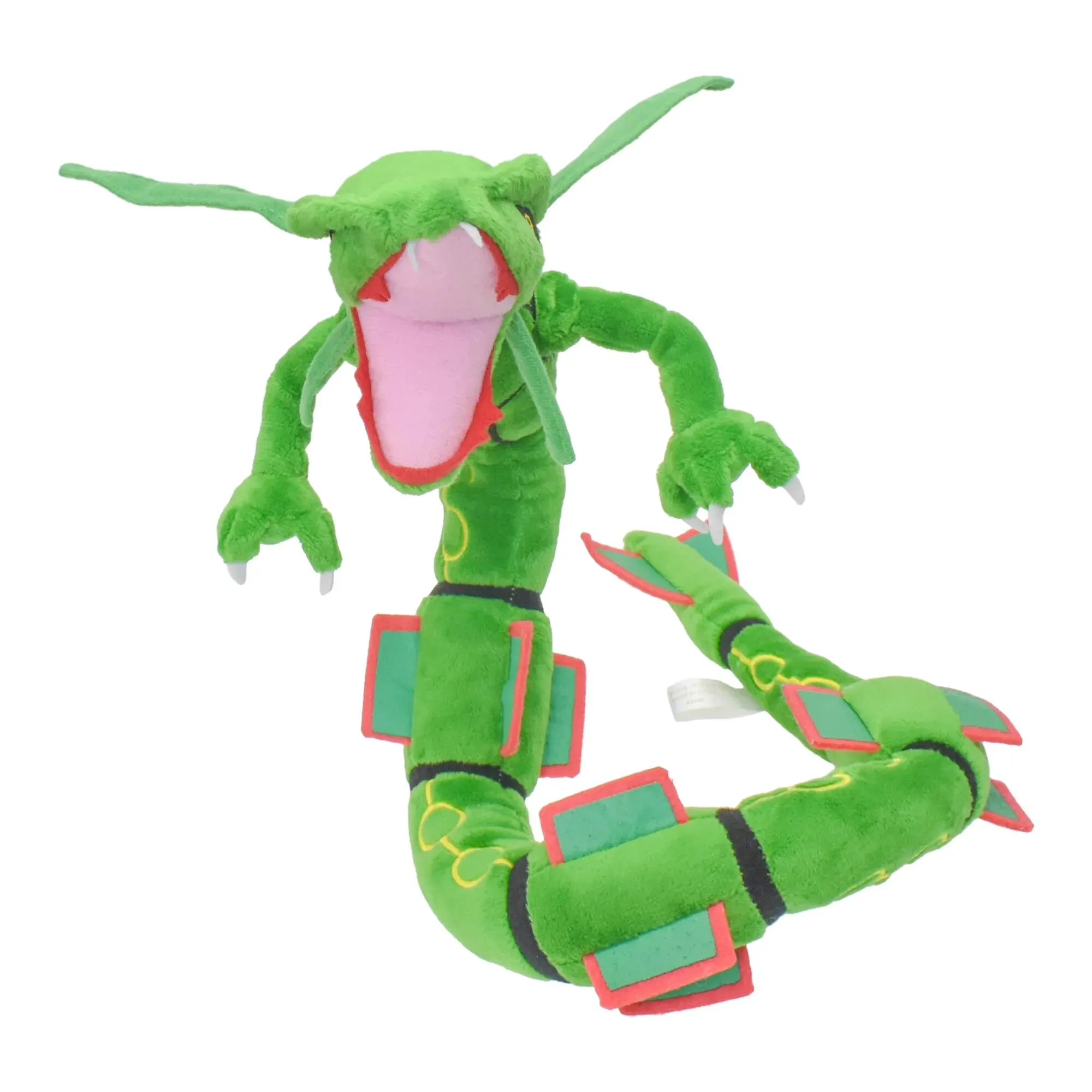 Rayquaza Drachen grün Baumwolle weich gefüllt Anime Sammler Plüschtiere Geschenk für Kind 30 Zoll