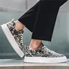 New Spring Popular Shoes with Thick Sole Printed Men's Trendy and Unique Design, Versatile Elevated Board Shoes, Casual Shoes 4