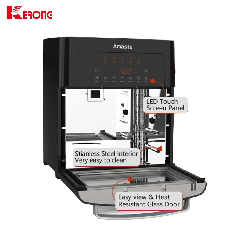 Ready To Ship Stainless Steel Friggitrice Ad Aria Air Fryer Oven For Exquisite Lifestyle