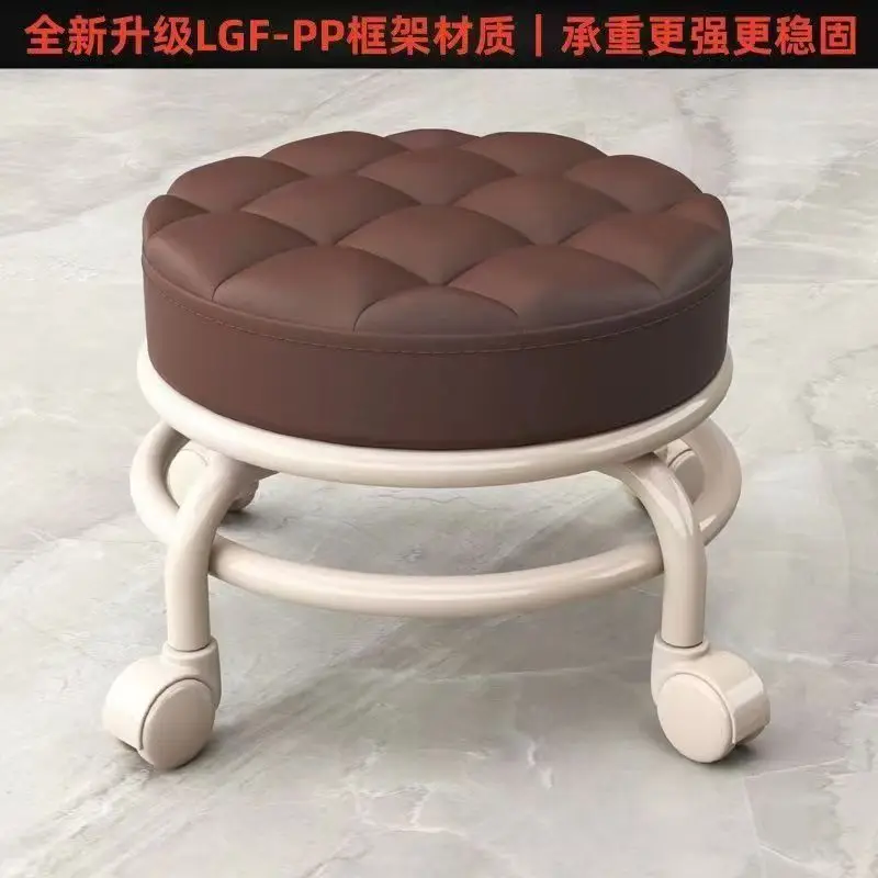 مقعد صغير بعجلات عالمية ، دوار ° ، كرسي أطفال منخف...