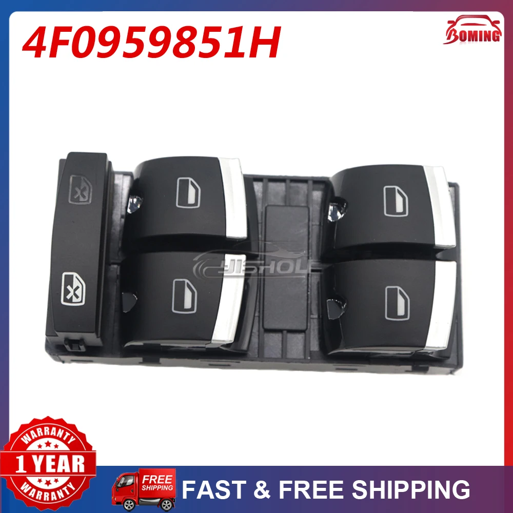 

Новый автомобильный переключатель главного стекла 4F0959851H Подходит для Audi A3 S3 Q7 RS3 2009 2010 2011 2012 2013