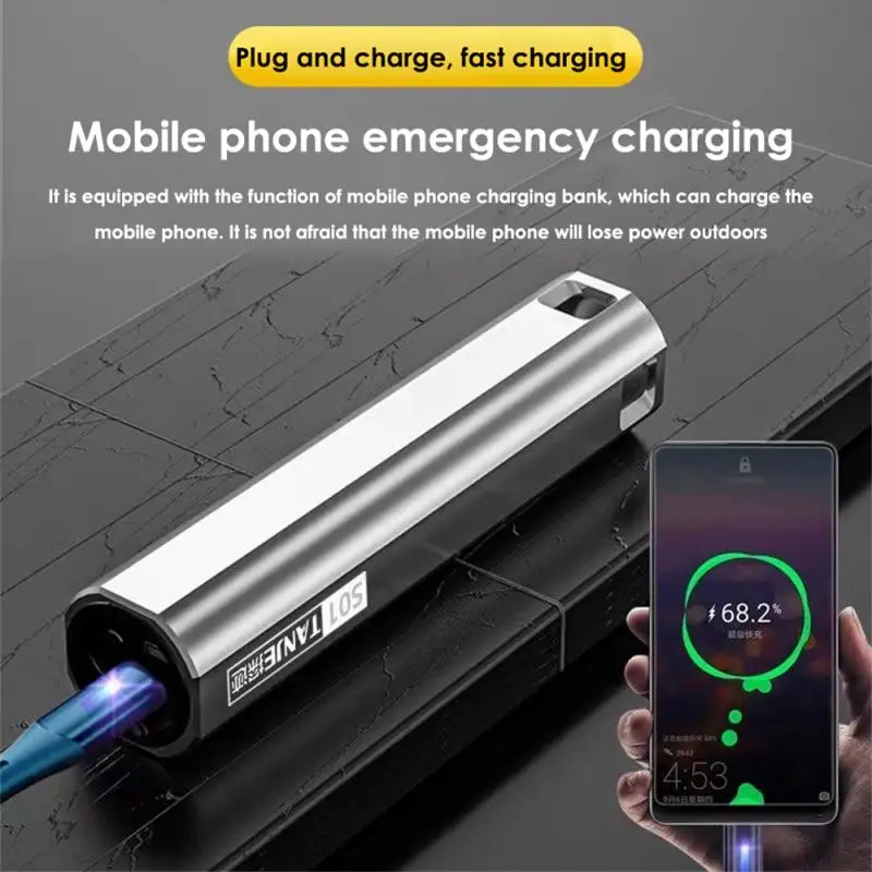 

Super Bright LED Flashlight Portable USB Rechargeable Emergency Light Waterproof Mini Riding Camping Portable Flashlight