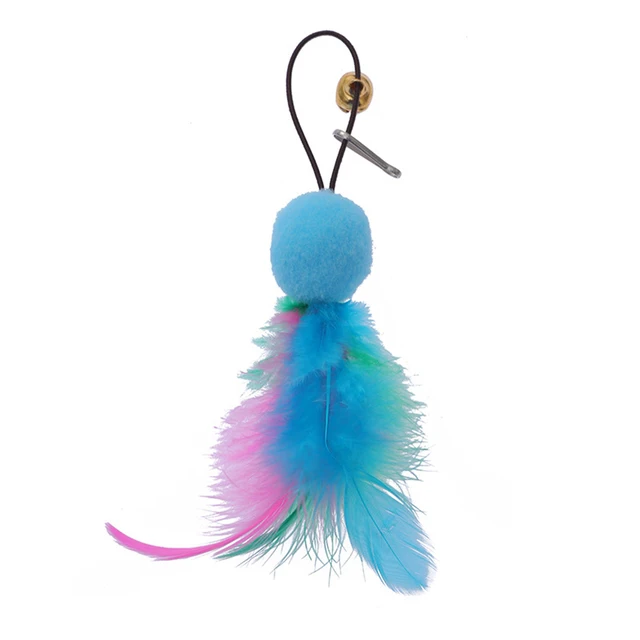 Hot Cat Toys Wand Refills Interactive Cat Toy Replacement Worm Cat Worms Refill Attachments Cat Toy Worms Refills for Cat Wand 3