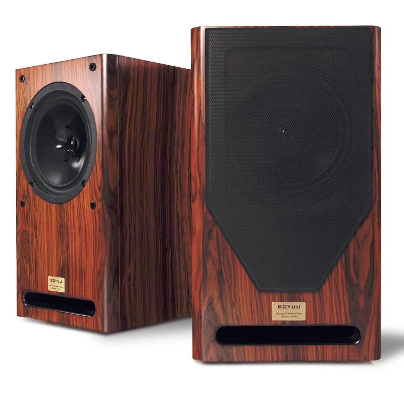 120W 8 Inch High Power Bookshelf Speaker Home HiFi Hi-fi Audio Passive 8 Ohm Front Speaker Full Frequency Fever