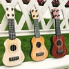 Mini Guitar 4 String Classical Ukulele Guitar Toy Instrument Children Beginners Simulation Playing Early Teaching Small Guitar 6