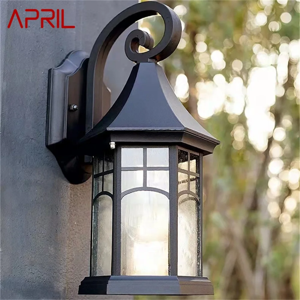 

APRIL Outdoor Light LED Sconces Wall Lamps Classical Waterproof for Retro Home Balcony Decoration