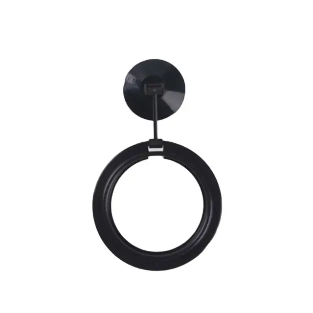 448B Fish Feeding Ring Safe Floating Feeder Circle with Suction Cup for Guppy Betta Easy to Install Black Square / Round 5